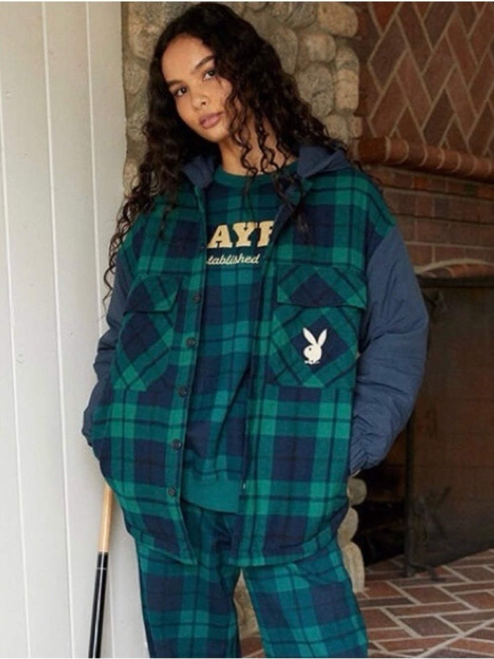 952. Playboy by PACSUN Plaid jacket